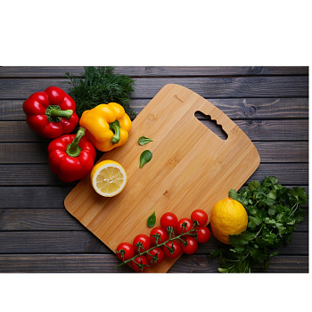 Разделочные доски BRAVO бамбук 30*20*1см с вырезной ручкой — фото, цена, купить