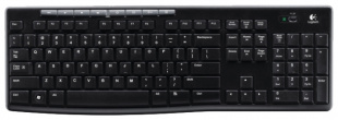 Logitech MK270 (920-004518) черный USB Беспроводная 2.4Ghz Клавиатура+мышь