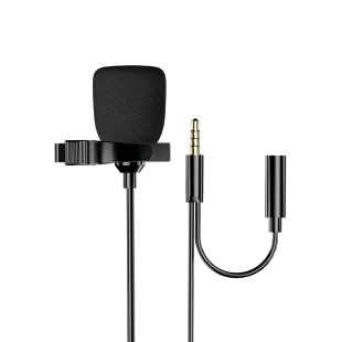 Devia Smart Wired Microphone (3.5mm) - Black (6938595354069) Микрофон