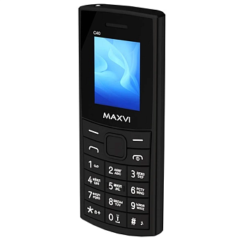 Сотовые телефоны Maxvi C40 black — фото, цена, купить