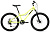 24 ALTAIR MTB HT 24 2.0 D (24" 6 ск. рост. 12") 2022, ярко-зеленый/черный, IBK22AL24096 велосипед