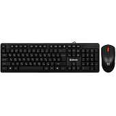 Комплекты клавиатура и мышь Defender Line C-511 черный — фото, цена, купить