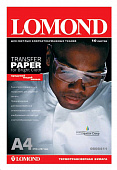 Lomond A4, 10л 140г/м2 термотрансфер для светлых хлопковых тканей (0808411) Фотобумага