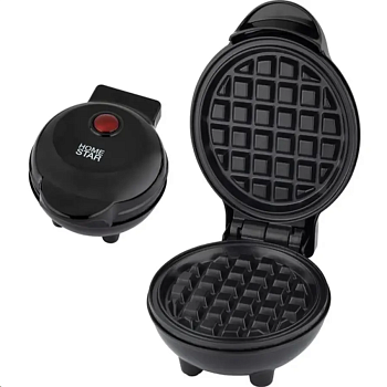 Электровафельницы HomeStar HS-2040 черная — фото, цена, купить