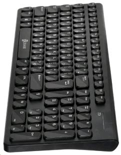 Oklick 880S черный USB беспроводная slim Multimedia Клавиатура