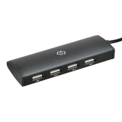 Контроллеры Digma HUB-4U2.0-UC-B 4ПОРТ. ЧЕРНЫЙ HUB-4U2.0-UC-B от магазина Zakaz43