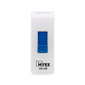 Флэш память USB 32GB Mirex Shot Белый (13600-FMUWST32) — фото, цена, купить