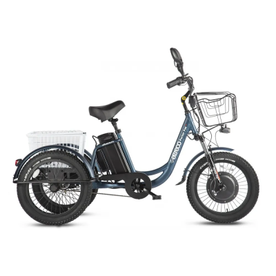 Электротрицикл Eltreco Porter Fat 700 синий матовый 022872-3210 от магазина Zakaz43