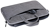 Сумки для ноутбука Defender Solid 15.6" кожа, серый — фото, цена, купить