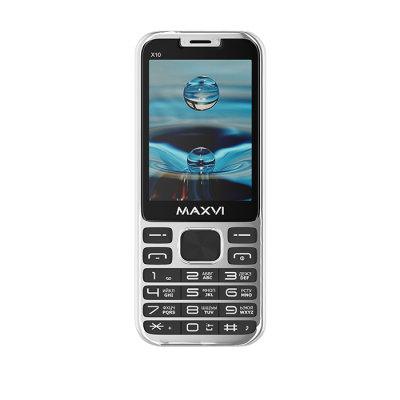 Сотовые телефоны Maxvi X10 metallic silver 3537 от магазина Zakaz43