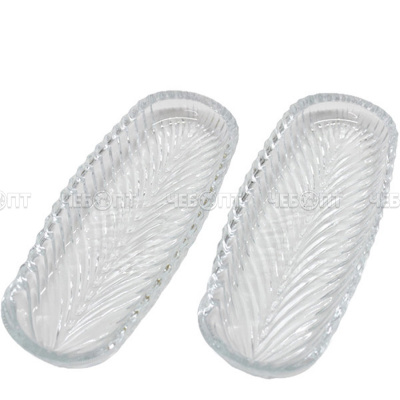 Тарелки,миски,салатники Блюдо стеклянное ПУ SANTA PL1297GCL 14 см (набор 2 шт) PL1297GCL от магазина Zakaz43