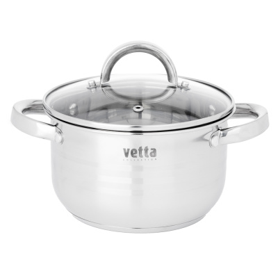 Кастрюли VETTA Фултон 822-114  4,0л, со стекл. крышкой 822-114 от магазина Zakaz43