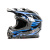 Мотошлемы HIZER B61 96 #2(XL) black/blue B6196  от магазина Zakaz43