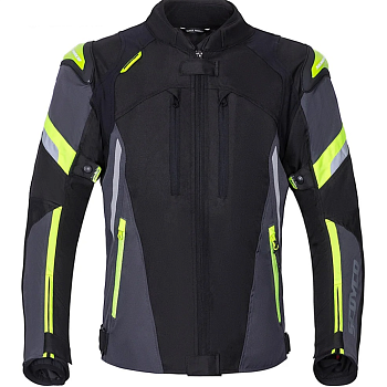 Мотокуртки Scoyco JK142 черная/зеленые вставки  р-р ХL — фото, цена, купить