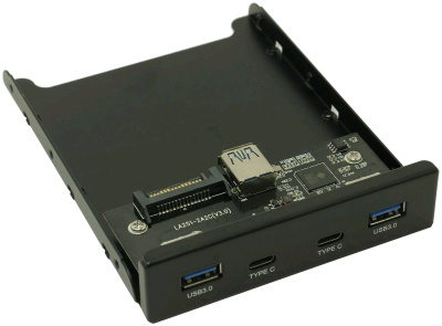 Контроллеры ExeGate U3H-619, 3,5", 2*USB3.0+2*TypeC EX280448RUS от магазина Zakaz43