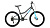 24 ALTAIR MTB HT 24 2.0 D (24" 6 ск. рост. 12") 2022, темно-серый/голубой, IBK22AL24095 велосипед