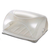 Хлебницы Хлебница пластмассовая Грана светло-серая — фото, цена, купить