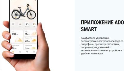 Электровелосипед ADO Electric Bicycle A28 Air серый ADO_A28_Air_GR от магазина Zakaz43
