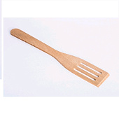 Кухонные принадлежности Mallony Лопатка кухонная бук 007112 26x4,7x0,3см с прорезями — фото, цена, купить