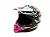 HIZER J6803 (L) #5 BLACK/NEON FUCHSIA кроссовый Мотошлем