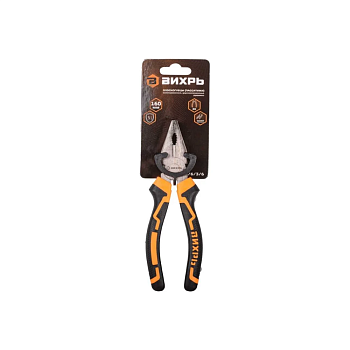 Плоскогубцы и пассатижи Плоскогубцы (пассатижи),160мм.,никелированные,двухкомпонентные рукоятки Вихрь — фото, цена, купить