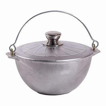 Утятницы,казаны Казан алюм  8,0л походный литой с крыш. Мечта — фото, цена, купить