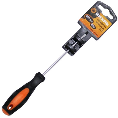 Отвертки Отвёртка шлицевая SL3, 100 мм Вихрь 15 от магазина Zakaz43