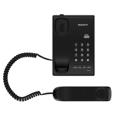 Телефоны проводные Maxvi CS-02 black 00000005563 от магазина Zakaz43