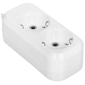 Сетевые фильтры Defender R320 16 А, 3 м, 2 розетки, заземление, белый — фото, цена, купить