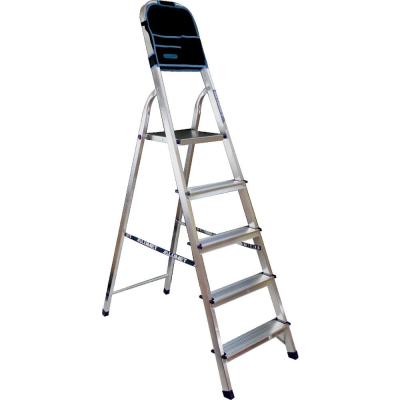 Лестницы, Стремянки Стремянка Алюмет 5 ступеней алюминиевая с пластиковым органайзером Ам705АК от магазина Zakaz43