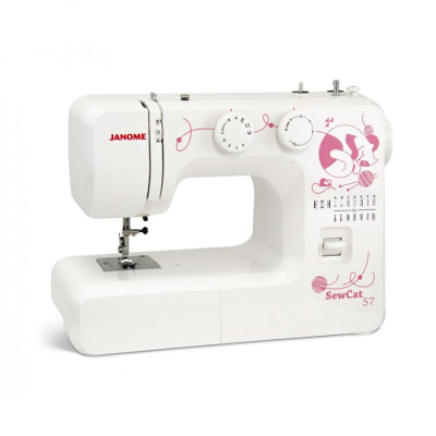 Швейные машины Janome Sew Cat 57 белый/рисунок SEW CAT 57 от магазина Zakaz43