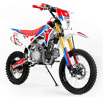 Питбайки MOTAX MX 125 (17/14) Черный-Белый-Красный — фото, цена, купить