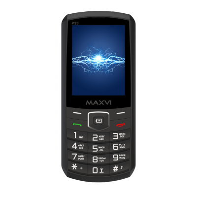 Сотовые телефоны Maxvi P33 black 5323 от магазина Zakaz43