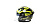 HIZER J228 #1 (S) black/neon yellow Мотошлем