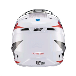 Leatt Moto 2.5 Helmet (Black/White, XXL, 2024 (1024060485)) Мотошлем