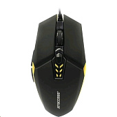 Мыши Jet.A OM-U58 Black-Yellow — фото, цена, купить