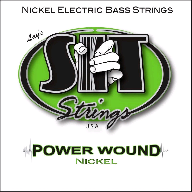Cтруны для бас-гитары SIT NR40100L, Powerwound Nickel Custom Light, 40-100 струны