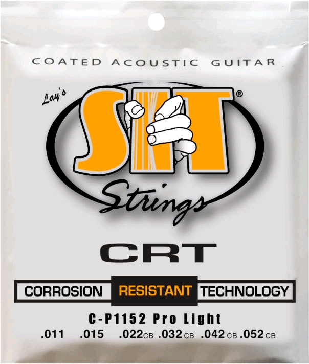 Cтруны для акустической гитары SIT CP1152, Phosphor CRT Pro Light, 11-52 струны