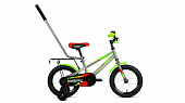 14 FORWARD METEOR 14 (1 ск.) 2020-2021 серый/зелёный велосипед