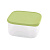 Контейнер пл 0,42л для продуктов квадратный Verona светло-зелен посуда для СВЧ